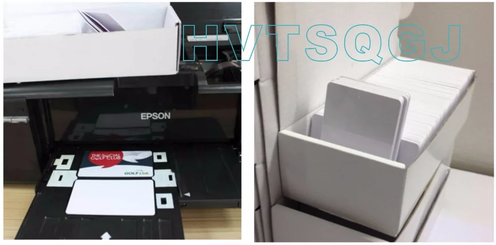 

Epson/ Inkjet Printer PVC Blank Smart Card, Printable Contact, FM/Sle4442 Chip, Free Shipping, 100 pcs