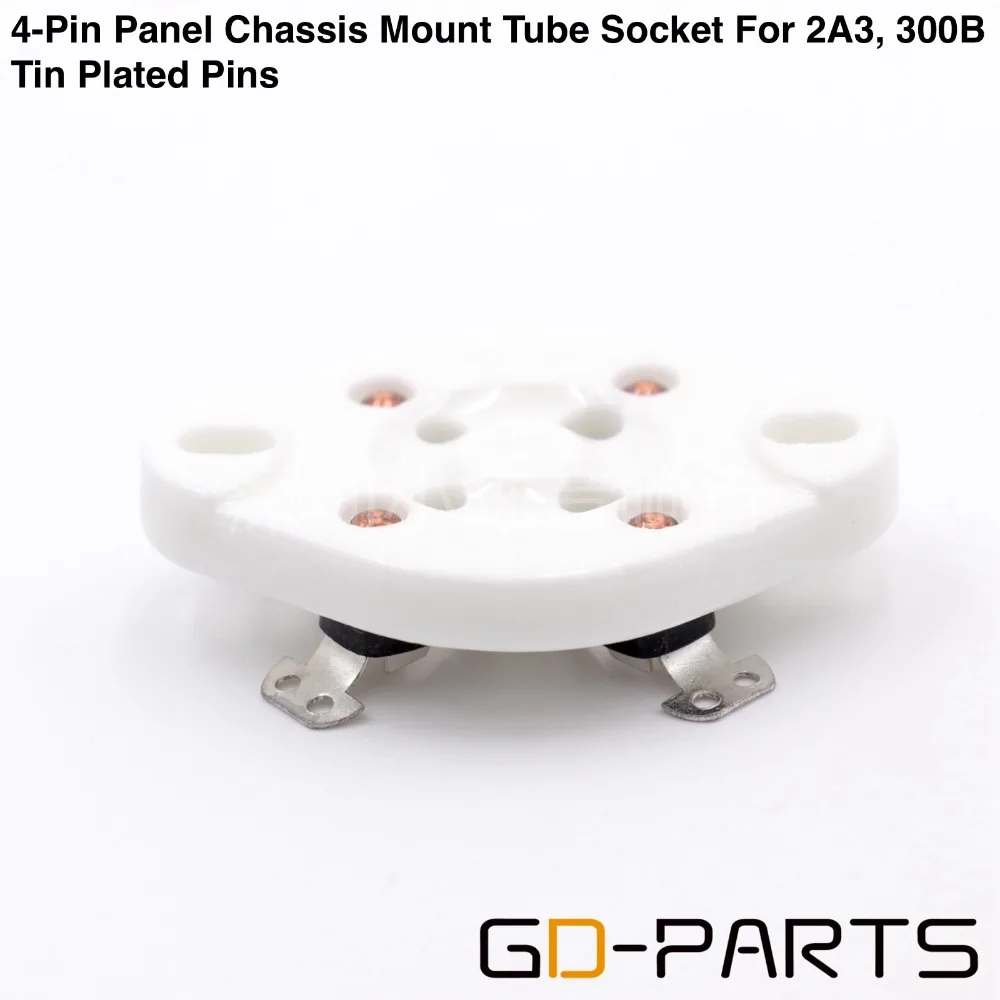 4pin Ống Gốm Ổ Cắm Cho 300B 811 45 71A 5Z3 572B 2A3 5U4G Bảng Khung Xe Gắn Âm Thanh Hifi Vintage Ống bộ Khuếch Đại DIY 1PC