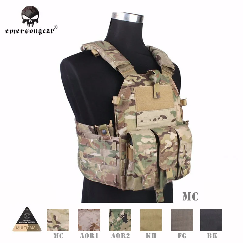 

Emersongear-Molle Tactical Vest, Airsoft Combat, 094K, M4 Pouch Vest, EM7356