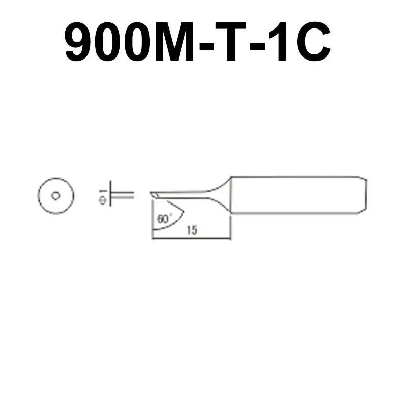 900M-T Seri Solder Tip Solder Bit Kepala Pengelasan Besi Tip untuk BGA Solder Ulang Stasiun Alat Perbaikan