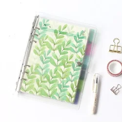 Planner Time 6pcs/set A5/A6 6 Holes Colored Notebook's Index Page Matte Spiral Book Category Page Office Planner Accessories