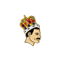 Freddie Mercury Pin,Enamel Pin  Queen/Music