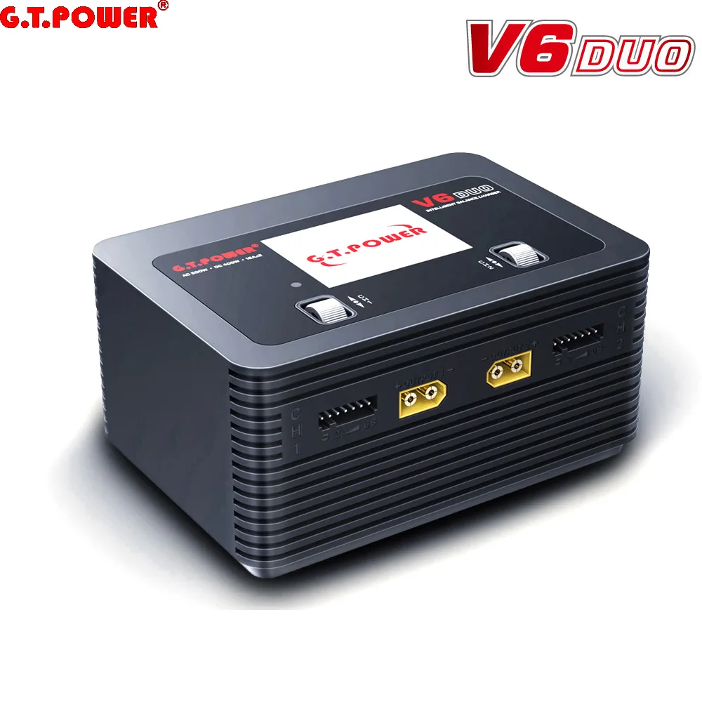 

G.T.Power V6 DUO AC 200W DC 400W 2X16A Battery Charger Discharger for 1-6S Lipo Battery for RC hobby