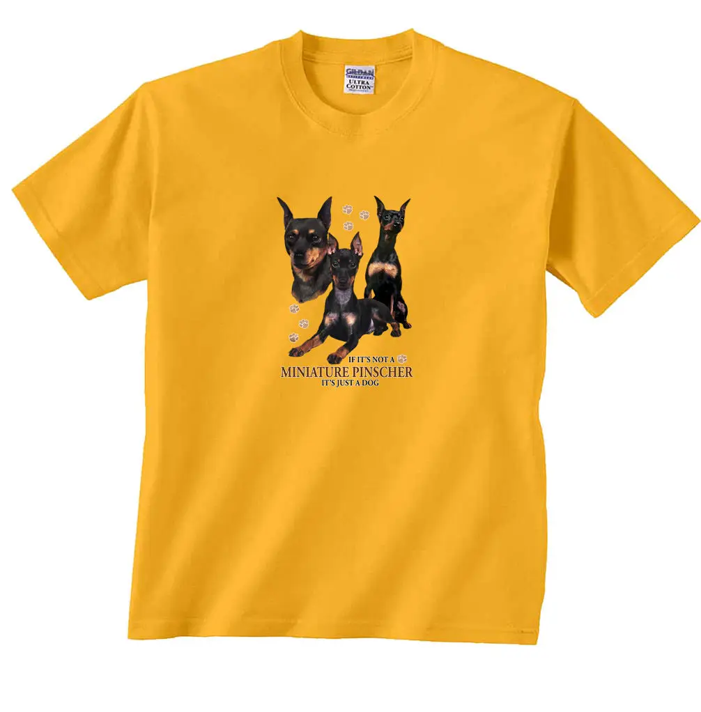 2019 New Fashion T-Shirt Short Sleeve If It'S Not A Miniature Pinscher It'S Just A Dog T-Shirtdesign Your Own Shirt