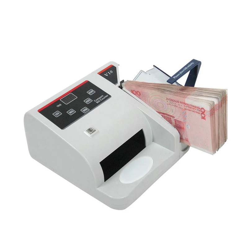 Portable money counter Money Counter with Counterfeit Bill Detection 100-240V 1-999 pieces50/60Hz