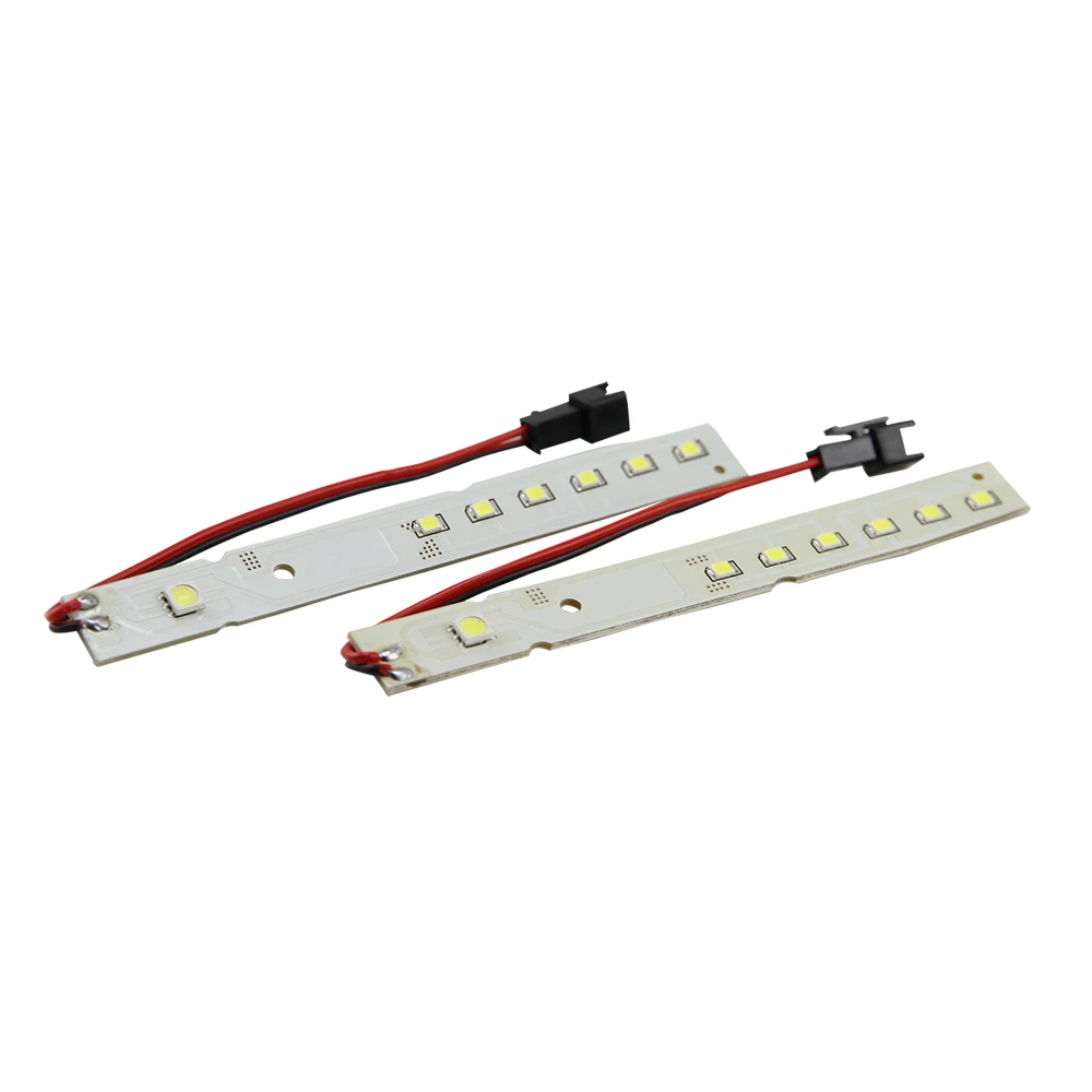 2x Xenon 6000K White LED Module Eyelid Eyebrow Mod For BMW E60 LCI 5 Series 2008-2010 528i 535i 550i M5Drl Daytime running light