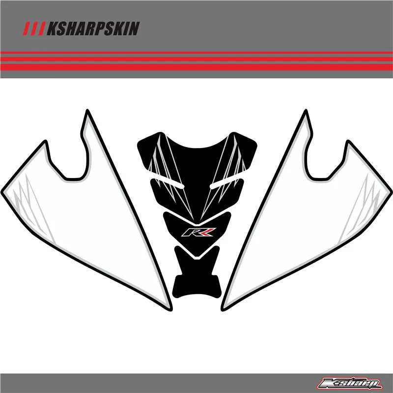 

Front Fairing Motor Number Board 3D Gel Protector for HONDA CBR600RR 2007