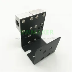 Reprap 3D printer Prusa i3 Anet A8 A8 plus all metal X Carriage for MK8 extruder 45mm rod distance extruder carriage