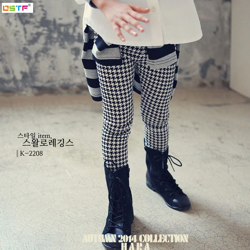 New Arrival Girls Winter Leggings Thick Warm Printing Baby Girl Pantalones Fashion Elastic Waist Kids Pants