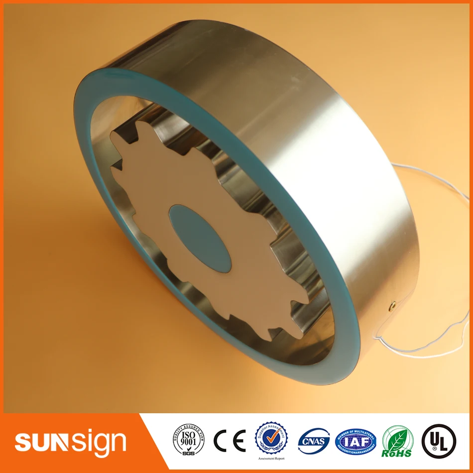 Custom Logo Led Light Box Sign Outdoor