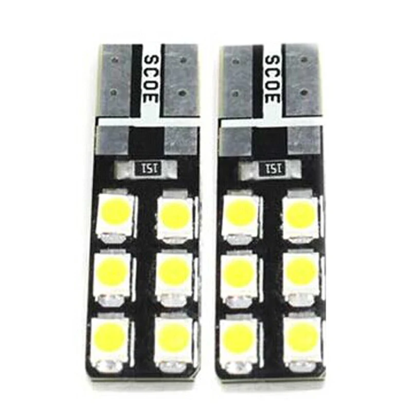 SCOE W5W 12SMD Car Styling Nichia Chip Front Parking Light LED Bulb Source For Land Rover LR3 LR4 Range Rover Range Rover Sport