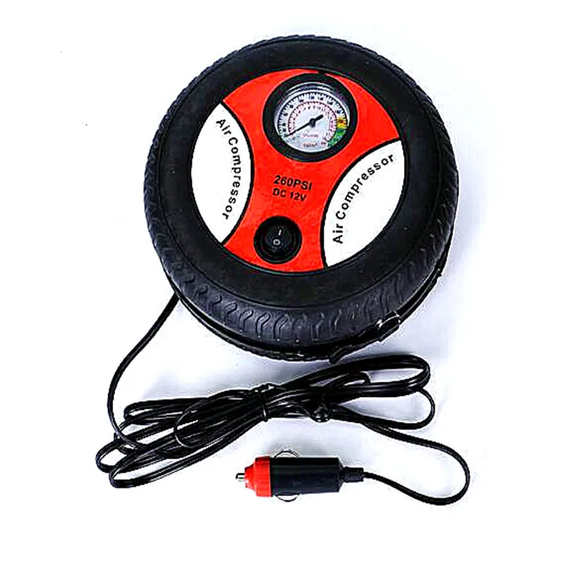 30 X Car Mini Inflatable Air Pump Electric Tyre Pressure Compressor Portable 260PSI 12V Tire Accessories for Bike Motor Ball