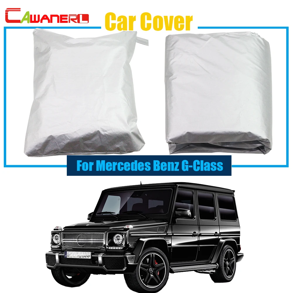 Cawanerl For Mercedes-Benz G G-Class Car Cover Snow Sun Rain Resistant Cover Dustproof Anti UV Sun Shield Auto Cover