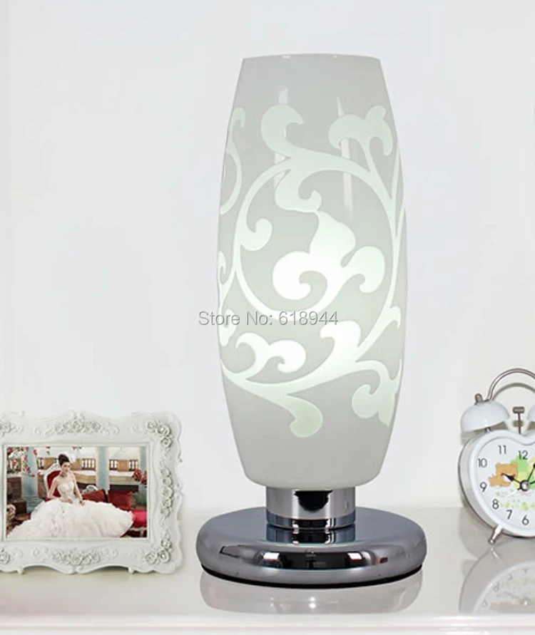 

Desk Lamp Bedroom Beside Table Lamp Creative Fashion and Modern Table Light Wedding Table Lamps A Type Large Size 15x41cm