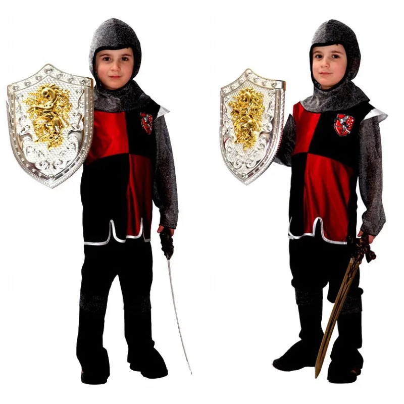 Costumes de croisé d'halloween pour enfants, robe de jeu Py, cosplay de carnaval, aristocratie européenne historique, Kokor, Pourim, enfants, garçons