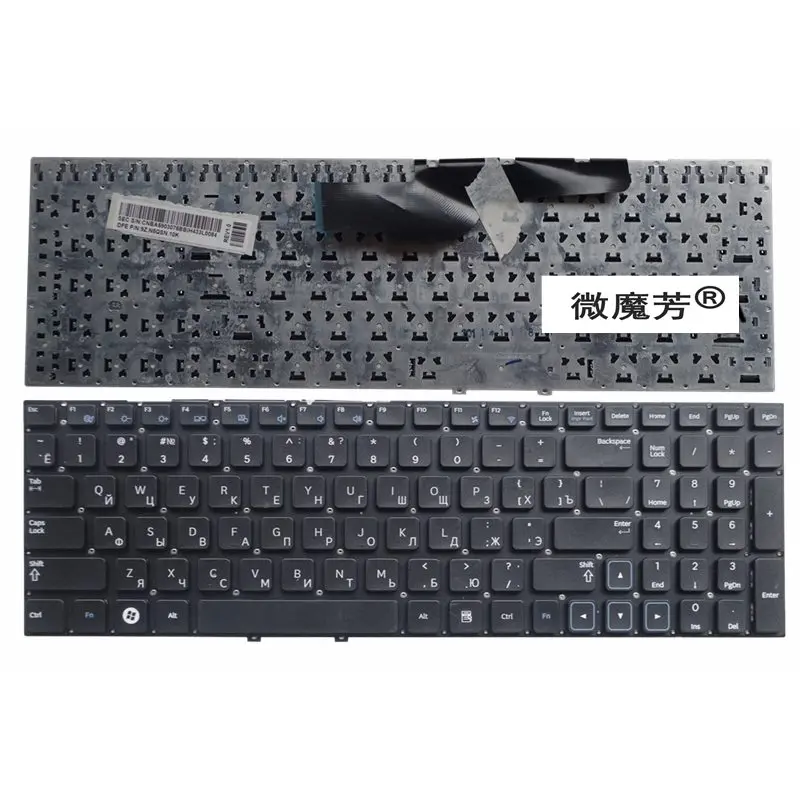 Rosyjska klawiatura do laptopa Samsung 300E5A 305E5A 300V5A 305V5A NP300 NP300E5A NP305E5A NP300V5A NP305V5A 300E5X RU — zdjęcie 4