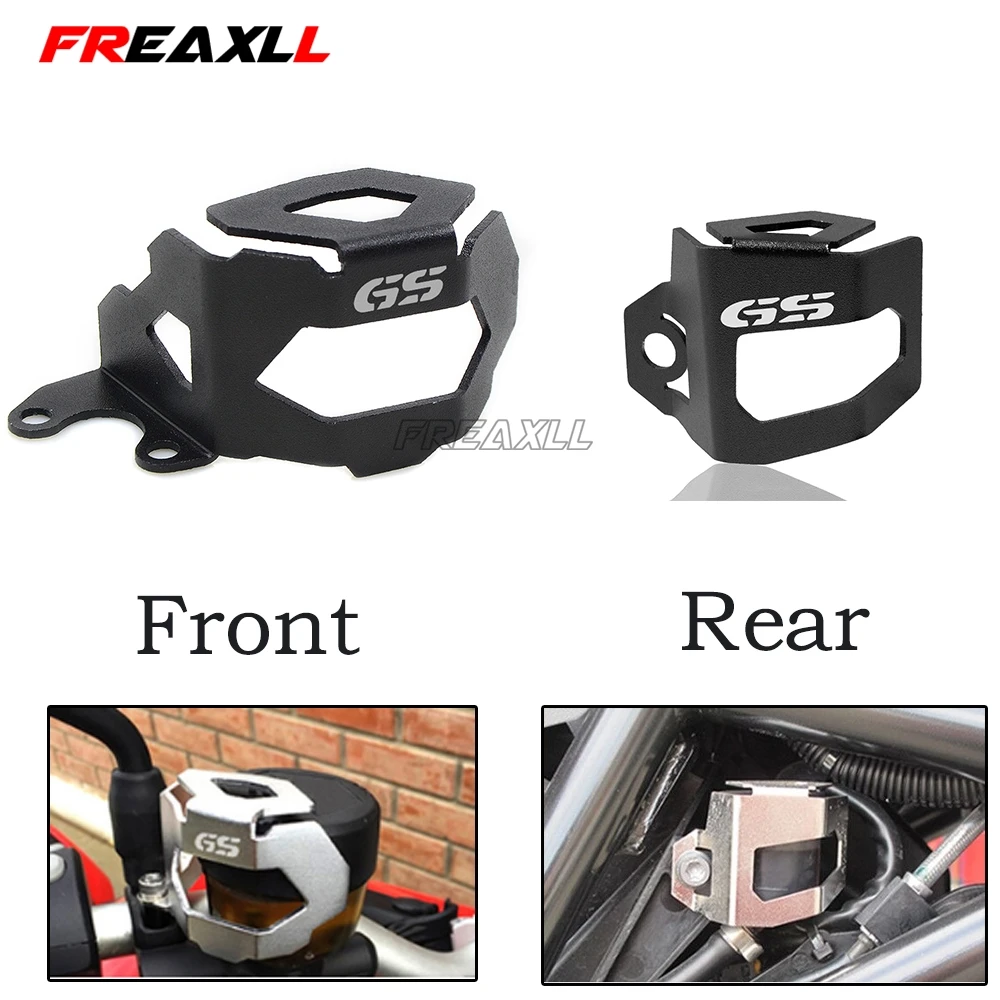 For BMW F800GS F700GS 2008-2013 2014 2015 2016 2017 2018 Motorcycle Front Rear Brake Fluid Tank Reservoir Guard Cover Protect