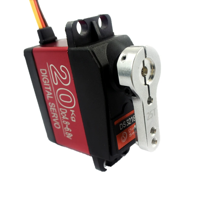 จัดส่งฟรี DS3218 RC Servo 20KG Metal Gear Servo อลูมิเนียมเชลล์ Servo Baja ปกติรุ่นกันน้ำสำหรับ Baja รถยนต์