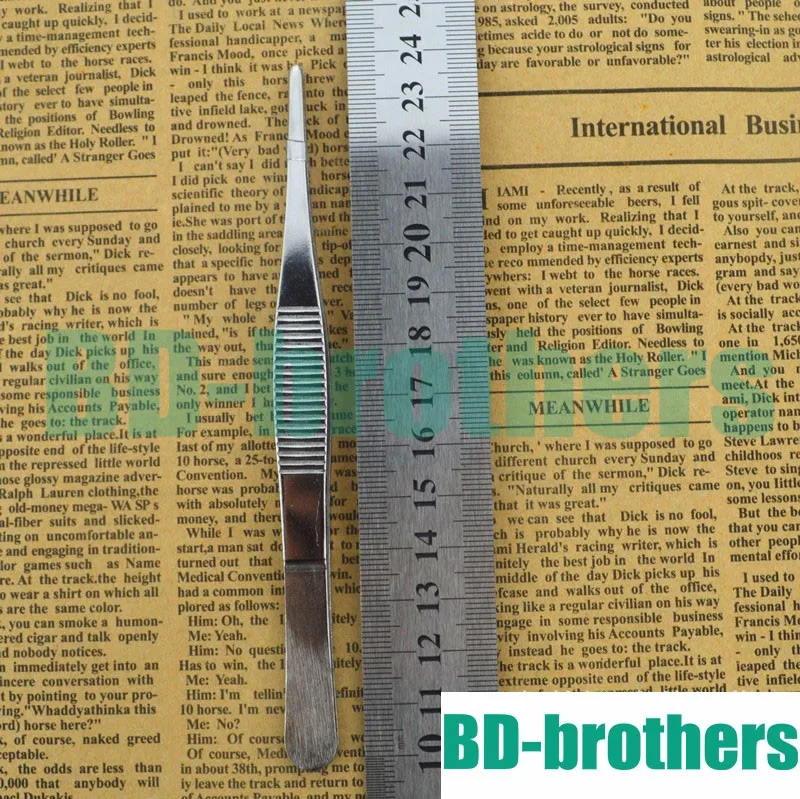 Aquarium Stainless Steel Tweezers Medical Tools 12.5cm 14cm 16cm 18cm 20cm 25cm 30cm Straight / Curved Head Forceps 200pcs/lot