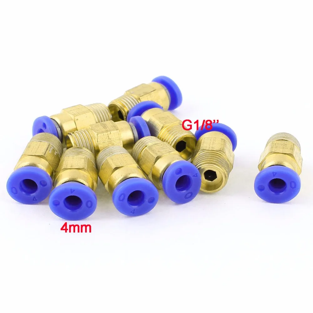 

Free Shipping 100PCS A Lot Pneumatic 4mm Tube Push In 1/8'' Male Quick Connect Fittings PC04-01