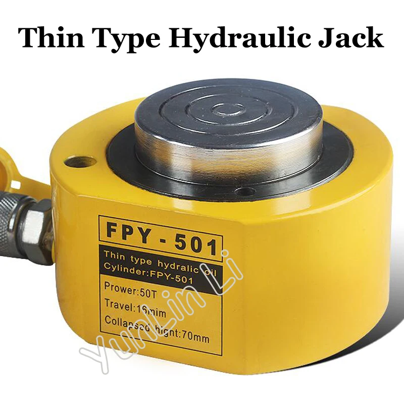 

Thin Type Hydraulic Oil Cylinder 50T Separate Jack Hydraulic Cylinder