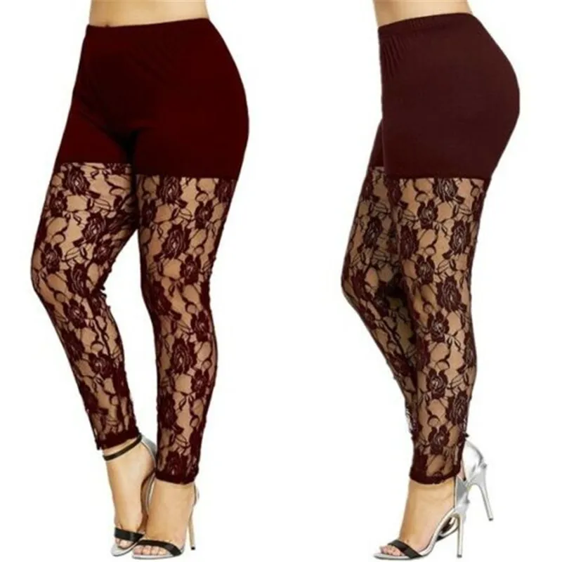 New Women Casual Skinny  Fashion Pencil Tight Trouser Plus Size US