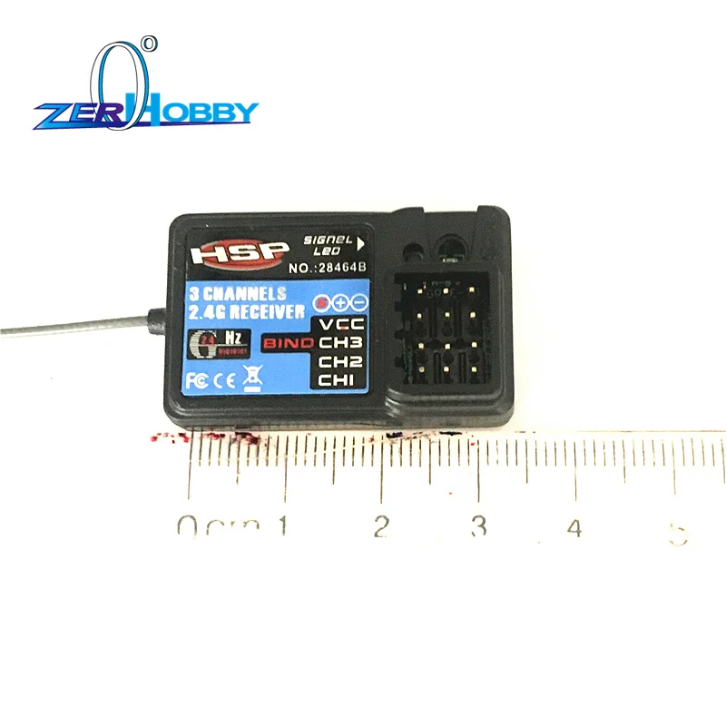 HSP 2.4GHz 3 channel receiver 28464B (HSP-2.4GHz) 3 channel receiver for HSP Wind Hobby toy sports