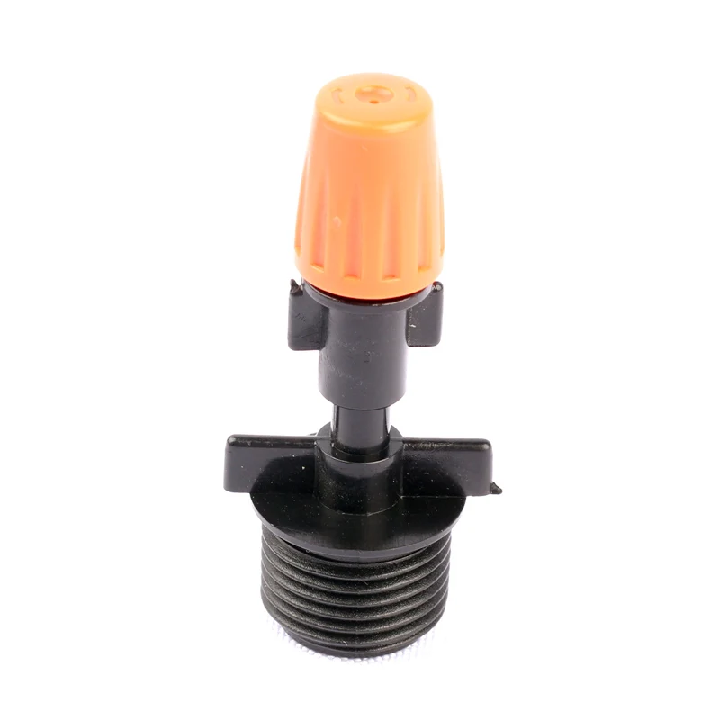 30set 1/2'' Male Thread To 6mm Flat Head Connector With Atomizing Sprinkler Greenhouse Cooling Irrigation System Parts Sprinkler