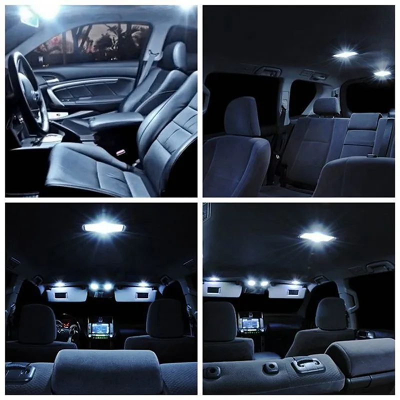 Tcart Car Accessories Error Free LED Interior Light Kit Auto Doom Map Reading Lamp for Camry 40 2006-2011