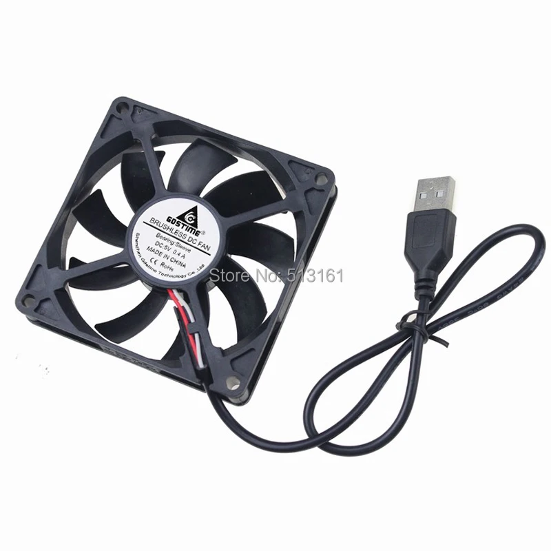 

5 Pieces Gdstime 80x80x15mm 8015 Computer Case USB 80mm 8cm 5V DC Cooling Fan