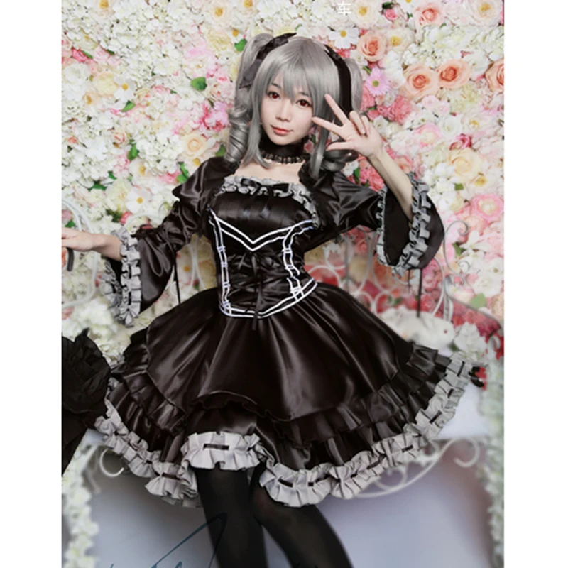 New Clothing Anime Kanzaki Ranko Cos Gothic Cosplay costume Custom Made 11