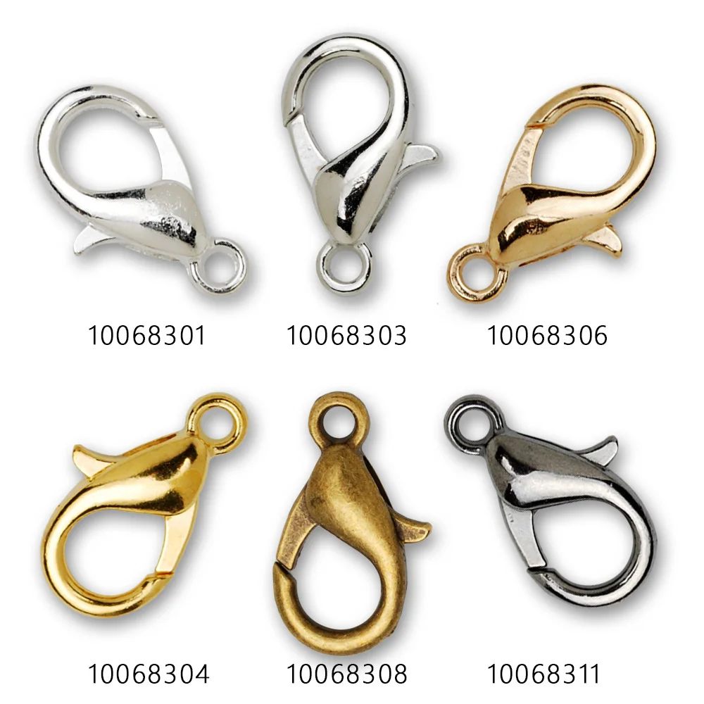 100pcs 10mm Zinc Alloy clasp chain clasp,lobster clasps-100683