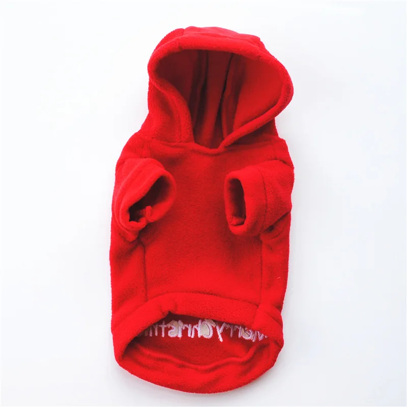 Merry Christmas Winter Dog Clothes For Small Dogs Chihuahua Hooded Coat Jacket For Cat Dog Warm Coat Soft Cotton Pet Clothing