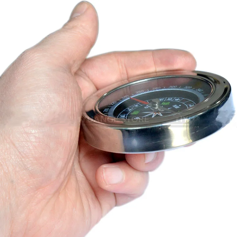 Feng shui Chinese Pocket Stainless Steel Portable Luopan Compass Elaborate Round Luo Pan Home decoration accessories