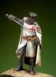 54mm Resin kit Knight Templar XIII Cent
