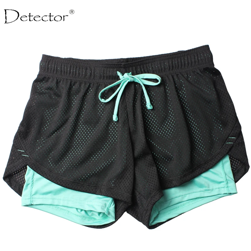 Detector Women ladies Shorts Women Fitness Sport Shorts Women\'s Printed Cool Women Sport Short Fitness Running Shorts