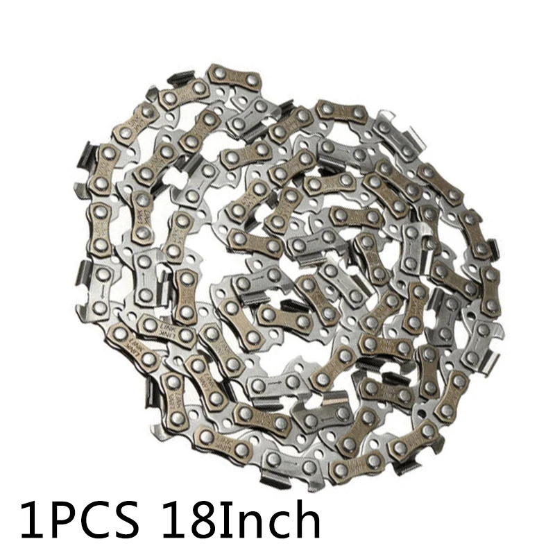 1 Buah 18 Inci 45Cm 62 Drive Links Saw Saw Chain Blade 3/8 "LP 0.050" Gauge Wood Cutting Chainsaw Parts