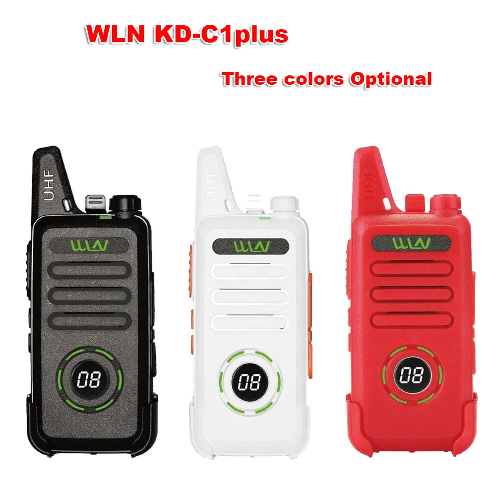 Imagem -04 - Wln-mini Walkie Talkie Transceptor Fino Rádio Bidirecional Atualizado Uhf 400470mhz Kd-c1 Kd-c1 Kd-c1 Novo Pcs