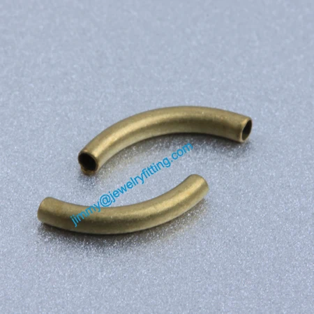 

Jewelry findings Raw Brass matel spacer tube beads Pave tube beads tube Bar 1.5*10*0.15mm