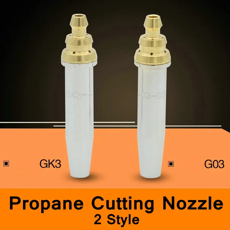 G03 GK3 Oxy Propane Isobaric Cutting Nozzle for Gas Machine Split Type CNC Flame Cutting Machine Brass With & Without Steel Core