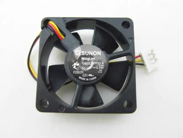 Original  GM1235PFV2-8 3510 12V 0.5W 3 wire instrument, fan set top box cooling fan