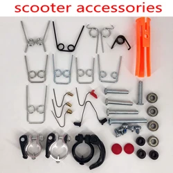 Children's scooter pulley accessories spring torsion spring steering spring steel wire marbles