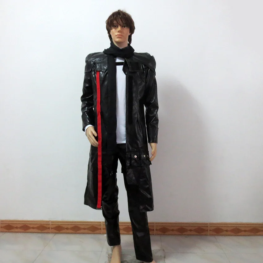 

Guilty Crown Shu Ouma Black Battle Christmas Party Halloween Uniform Outfit Cosplay Costume Customize Any Size