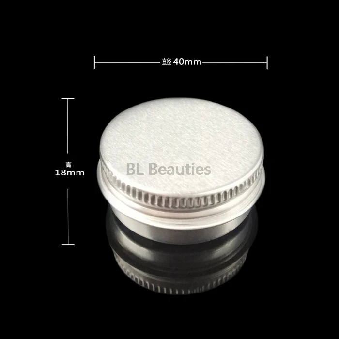 500pcs/lot 15g Aluminium Cream jar Aluminum Jar Makeup Cases Makeup Box Empty Sample Jars Container For Packing