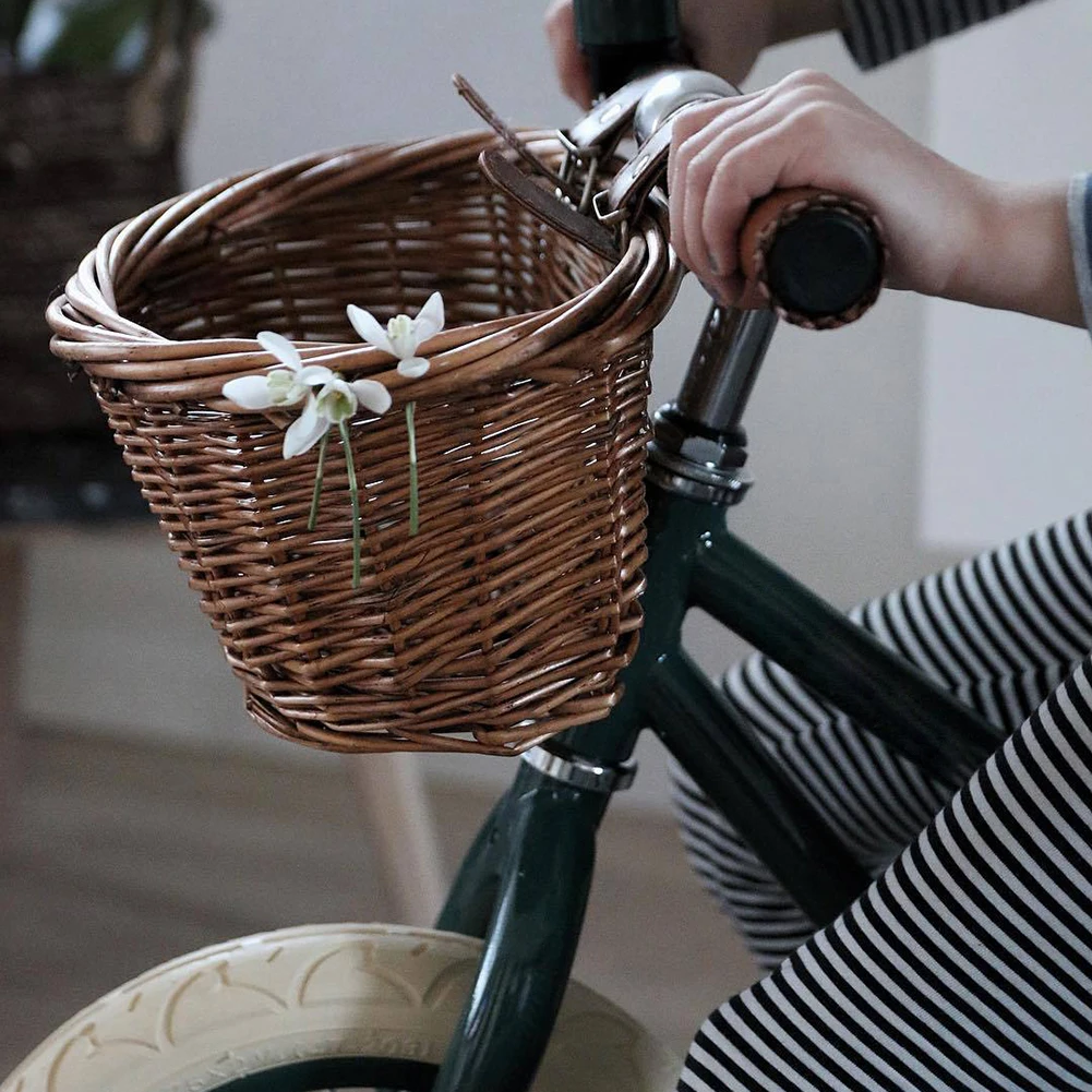 Panier vélo osier Le choix idéal pour vos trajets quotidiens et courses en ville