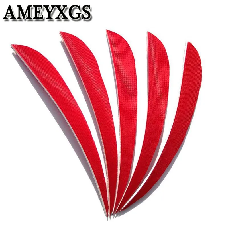 

50Pcs 5" Archery Arrow Feather Right Wing Turkey Feather Fletching Fletche Arrow DIY Tool For Practice Shooting Accessories