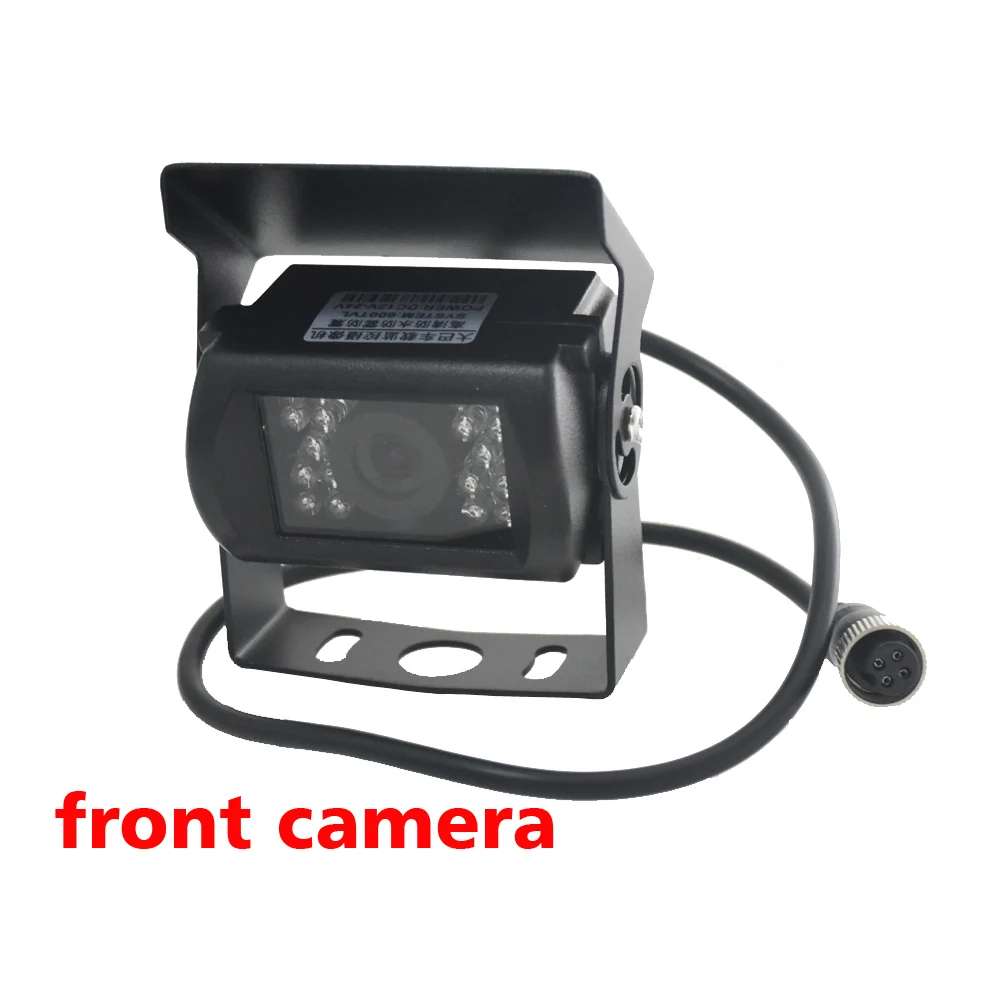 HD CCD 120 Degree IR Nightvision 4pin Car parking Front Camera Cmos Bus Truck without parking line