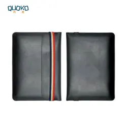 Laptop bag case Microfiber Leather Sleeve for Dell XPS 13 15 9360 9370 9560 9570 Coloured elastic band Style sleeve