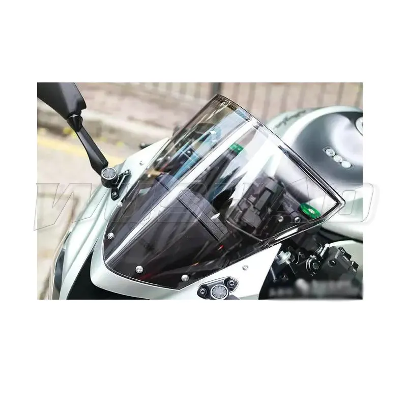 Motorcycle Double Bubble Windshield WindScreen Screen For 2009 - 2021 2022 Kawasaki Ninja 636 ZX6R ZX-6R ZX10R ZX-10R ZX 6R 10R