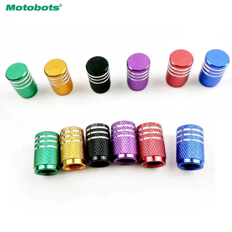 

MOTOBOTS 1000pcs Auto Motorcycle Aluminum Alloy Wheel Tire Valve Stem Caps Dust Covers 6-Color Black/Red/Gold/Green/Blue/Purple